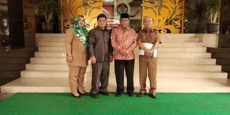 Harapkan Perhatian Khusus, Wabup Rohil Temui Dirjen Kementerian Desa Tertinggal